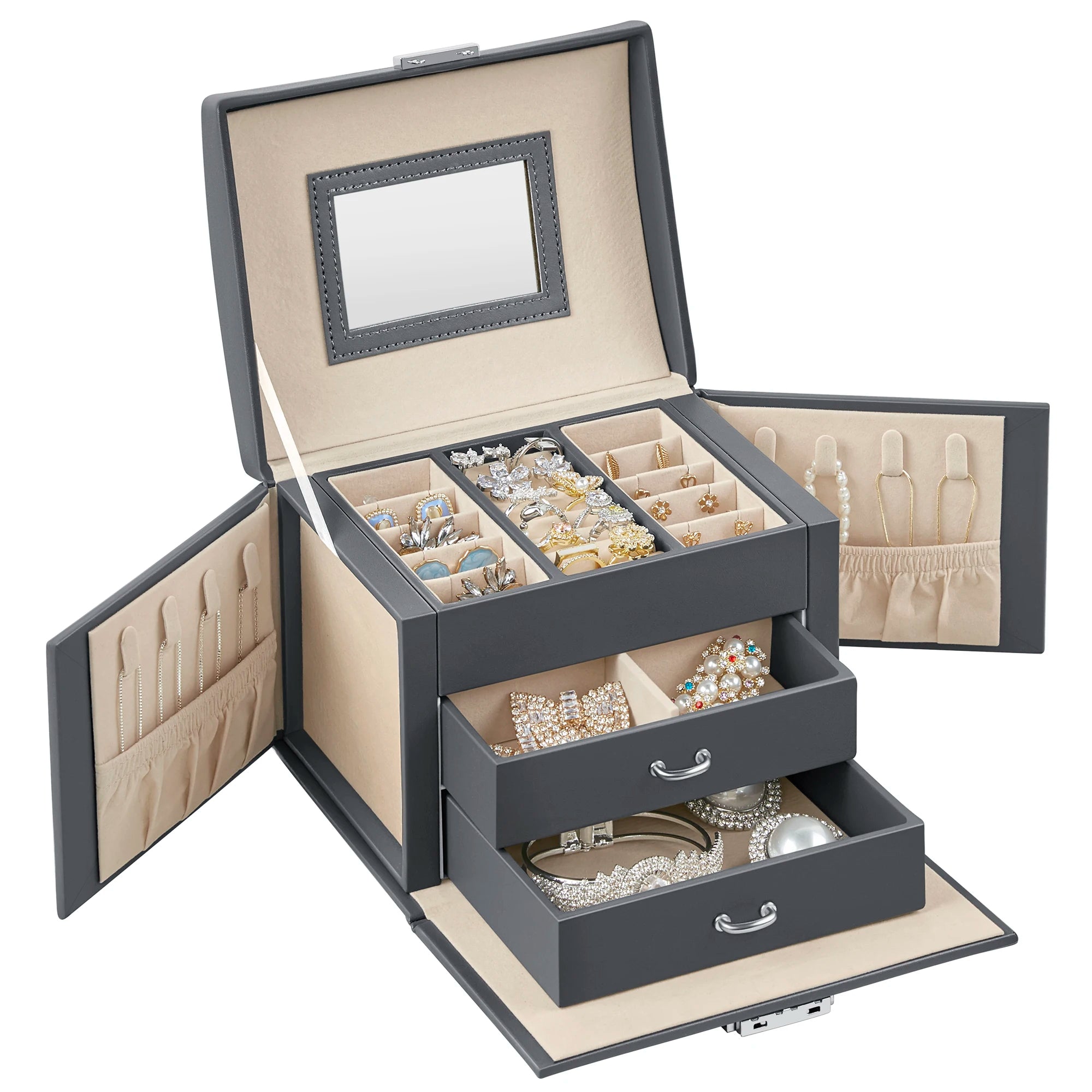 Premium Mirror Jewelry Organizer