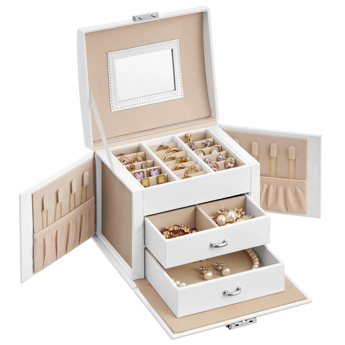 Premium Mirror Jewelry Organizer